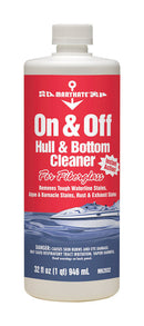 MaryKate On & Off Hull and Bottom Cleaner Liquid 32 oz, Pack of 12