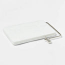 9" x 6" Marble Cheese Slicer Cutting Board White - Threshold™