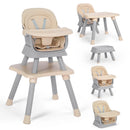 8 in 1 Baby High Chair - Khaki