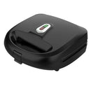 2 in 1 Waffle and Sandwich Maker - Black
