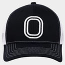 Overtime Adult Trucker 3D Embroidery Logo Baseball Hat - Black