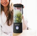 2 Portable Blender Black: 16oz Capacity, 150W Power, Stainless Steel & Plastic, Hand Wash, 1 Speed