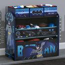 Delta Children Batman 6 Bins Toy Organizer with Reusable Stickers