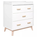 Scoot 3-Drawer Changer Dresser - White/Washed Natural