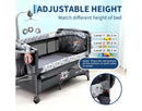 4-in-1 Baby Bassinet and Pack and Play - Deep Gray