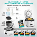 Electric Mini Rice Cooker 4.5 Cups