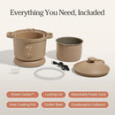 Ceramic Nonstick Multicooker & Pressure Cooker - Steam
