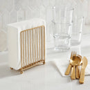 Metal Wire Napkin Holder - Gold