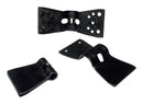 Coolaroo Black Plastic Butterfly Clip, Pack of 10