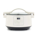 8 Quart Family Size Locking Lid Slow Cooker - Cream