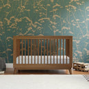 Scoot 3-in-1 Convertible Crib with Toddler Rail - Natural Walnut