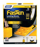 Camco Fasten For Leveling Blocks 10 pk, Pack of 2