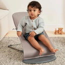 Bouncer Bliss - Sand Grey Cotton Classic Quilt - Dark Grey Frame