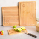 Bamboo Cutting Board Set - Teak Brown