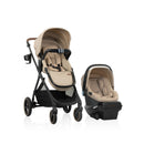 Shyft Intuiti+ Travel System Featuring Revolve180 LiteMax NXT with Sensory Soothe - Travertine