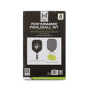 4 Piece Performance Pickleball Set - Black