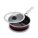 GreenPan Merten & Storck Steel Core Enameled Sauté Pan - Chocolate Truffle