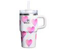 20 oz Stainless Steel H2.0 FlowState Quencher Tumbler - Frost Heart Gradient