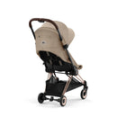COYA Stroller - Rose Gold Frame + Cozy Beige Seat