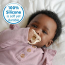 Silicone Pacifier - 0-6 Months - 3pk