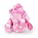 64oz Water Bottle with Bag - Pink Daisy