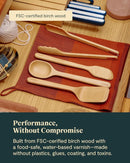Mini Wooden Kitchen Utensils Set - 4 Pieces