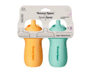 Plastic Insulated Sporty Spout No Spill Toddler Water Bottle - Orange