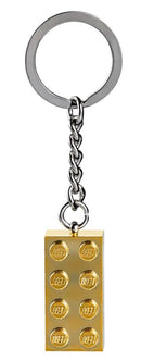 LEGO® 2x4 Gold Stud Key Chain – 850808