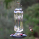 Perky-Pet Hummingbird 16 oz Glass/Metal Nectar Bird Feeder 4 ports, Pack of 2