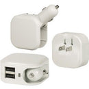 Konexx USB Charger AC/DC Charger Dual  Port