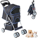 Pet Stroller for Dogs and Cats - Black