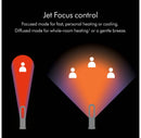 Hot+Cool Jet Focus Oscillating Fan Heater