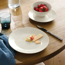 12pc Stoneware Aralia Dinnerware Set Sour Cream - Threshold™