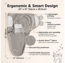 Organic Newborn Swaddle Sleep Sacks - Ripple