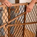 Adjustable Wood Baby Gate - Fits Openings 26-42 in