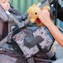 Side Sling Stroller Cargo Net Organizer - Black