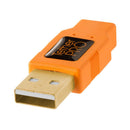 Tether Tools TetherPro USB 2.0 Type-A to 5-Pin Mini-USB Cable (Orange, 15')