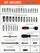 Part-driven Socket Claw Ratchet Wrench Tool Set, With Drill Socket Set Metric