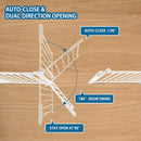 Easy Walk-Thru Safety Gate - White
