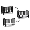 Beau 3-in-1 Convertible Crib - Black