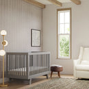 Hudson 3-in-1 Convertible Crib with Toddler Rail - Gray