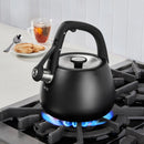 2qt Stainless Steel Stovetop Kettle- Matte Black