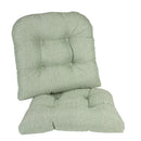 15" x 15" Non-Slip Saturn Tufted Universal Chair Cushions Set of 2 - Celadon