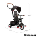 4-in-1 Stroll 'N Trike Riding Toy - Steel & Plastic