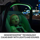Revolve180 LiteMax NXT Rotational Infant Car Seat with SensorySoothe - Jasper Black