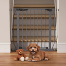Pressure-Mounted Adjustable Safety Gate - Moonlight Gray