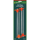 Coghlan's Silver Nail Pegs 13.625 in. H X 4.500 in. W X 10 in. L 4 pk