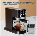 20 Bar Professional Espresso Machine - Black