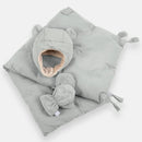 Baby Blanket, Hat and Mittens Set - Bondi Blue