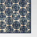 Cotton Medallion Print Placemat - Blue